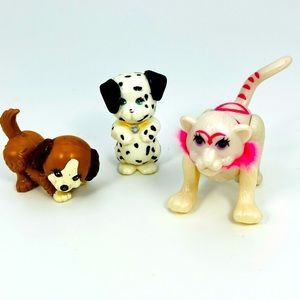 Vintage LPS Lot Of 3 Kenner McDonald’s 1992-96 Dogs Tiger